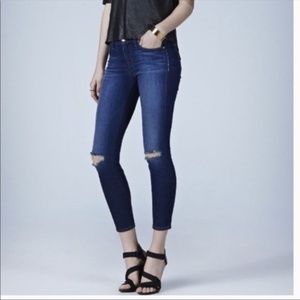 J Brand Alta Cropped Jeans